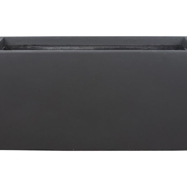 GardenLite Trough Black pot decorative for feature plants
