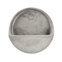 dart wall pot cement grey hook on wall for decorative feature add plant to it