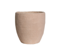 dart weave egg pink plant pot