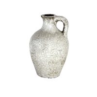 tang jug rustic white creamy coloured plant pot mojay pots decorative feature