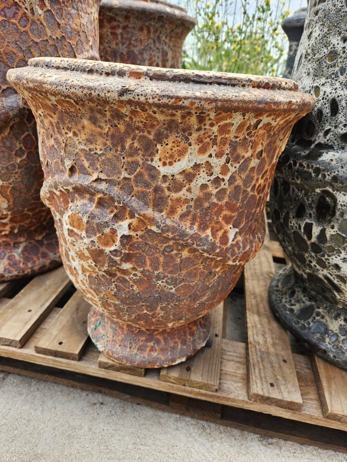 Seafoam French Urn Copper 60x67cm L - Image 3