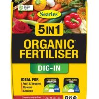 A 30-liter bag of Searles 'Conguard Ready to Use' Spray 1L with pyrethrum, featuring images of various vegetables on the packaging, labeled as ideal for fruit, veggies, flowers