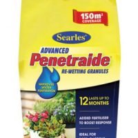 Bag of Searles 'Penetraide' re-wetting granules, 25kg, ideal for pots, gardens, and lawns. This Searles 'Penetraide' covers 150m² and lasts up to 12 months.