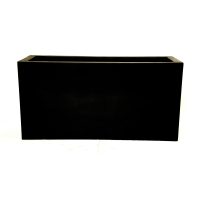 The Urban Trough Black XL 150x54x65cm planter box features a matt finish and rectangular shape, displayed against a plain white background.