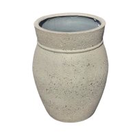 UrbanStyle Leros Urn White Wash 55x68cm