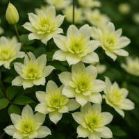 Clematis 'Green Eyes' 6" Pot
